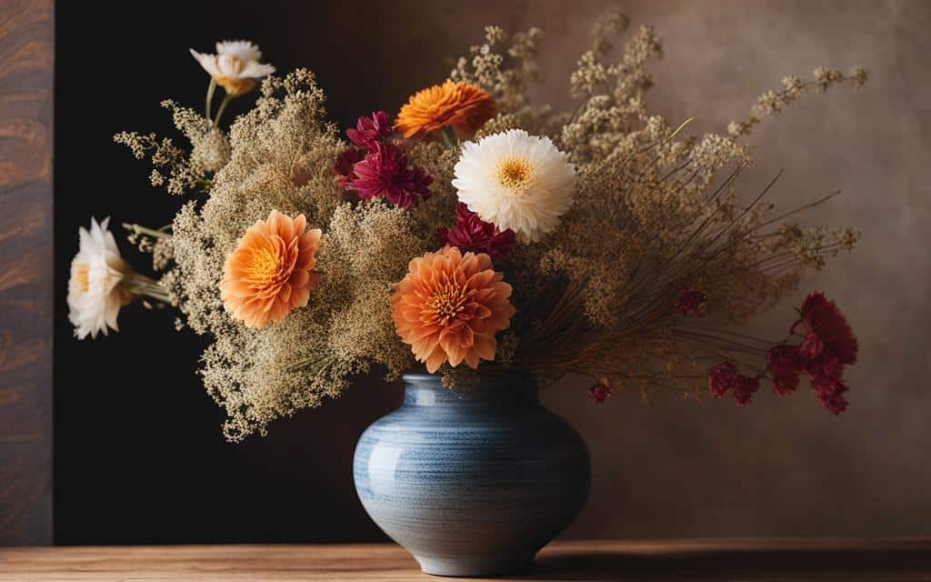 Fleurs séchées Feng Shui