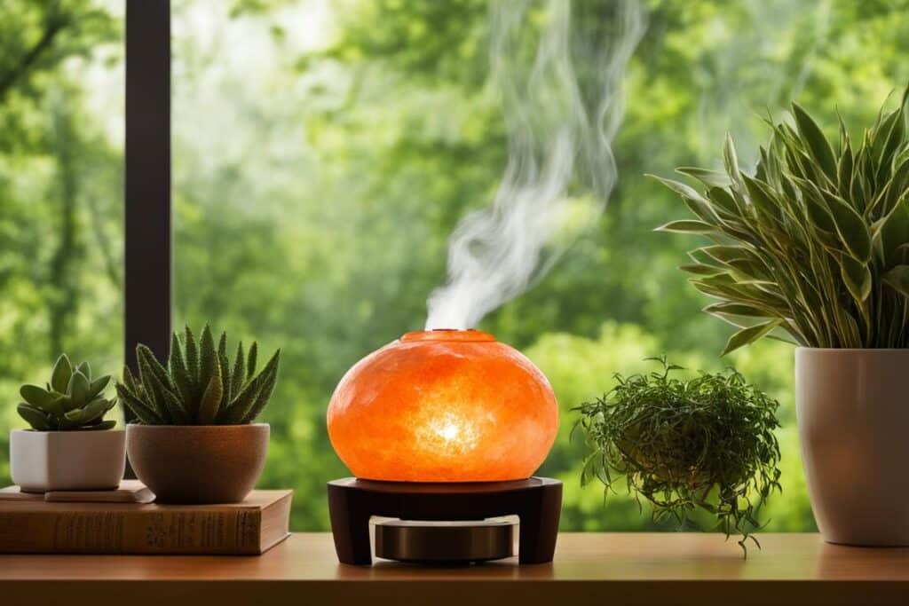 Purification de l'air par lampes de sel Purification de l'air par lampes de sel