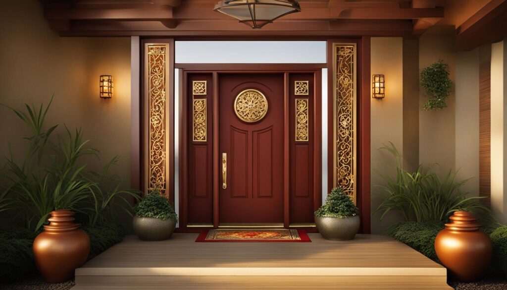 Feng Shui boussole ou porte d'entrée