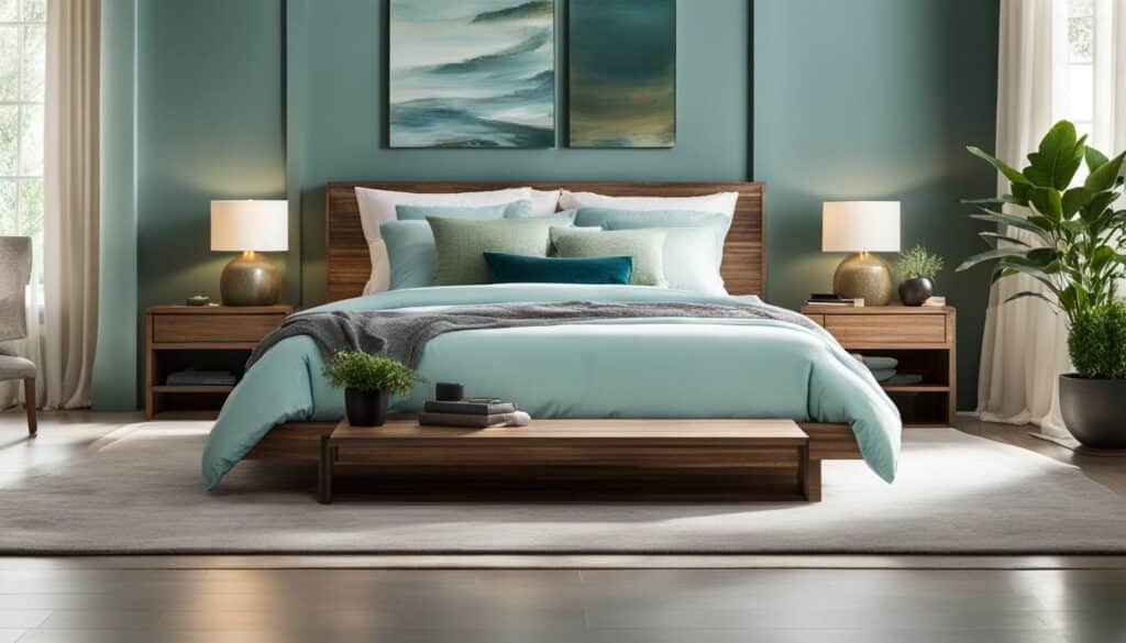 Feng Shui chambre schema