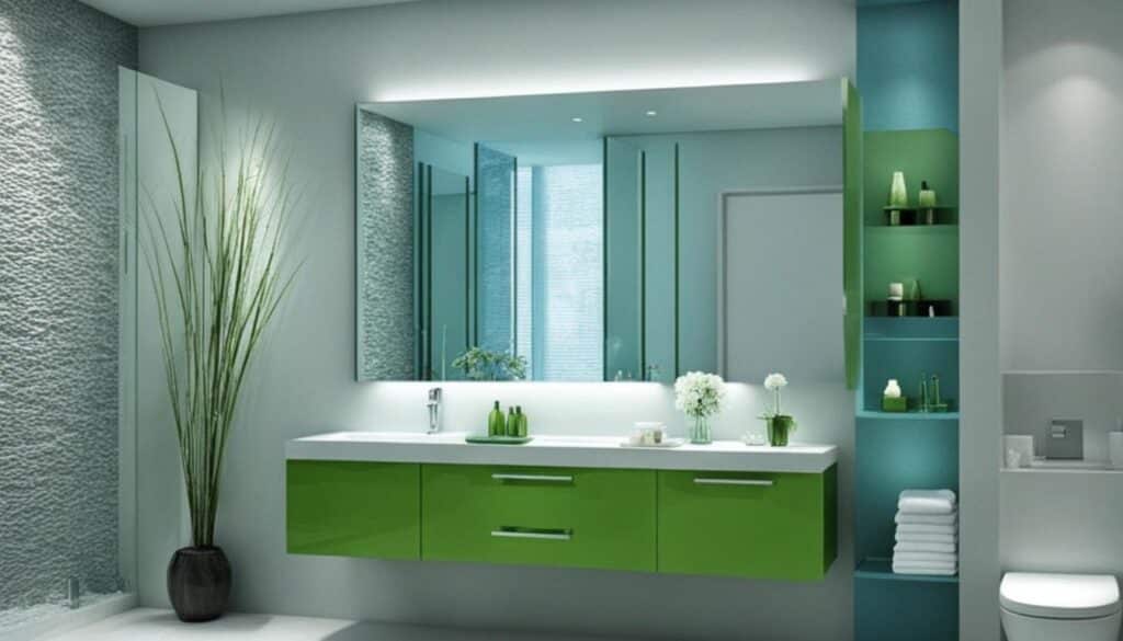 Feng Shui miroir dans les toilettes