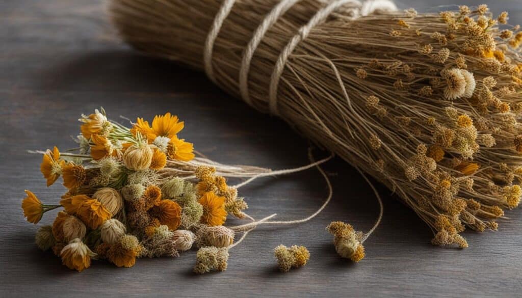 Fleurs séchées Fleurs séchées