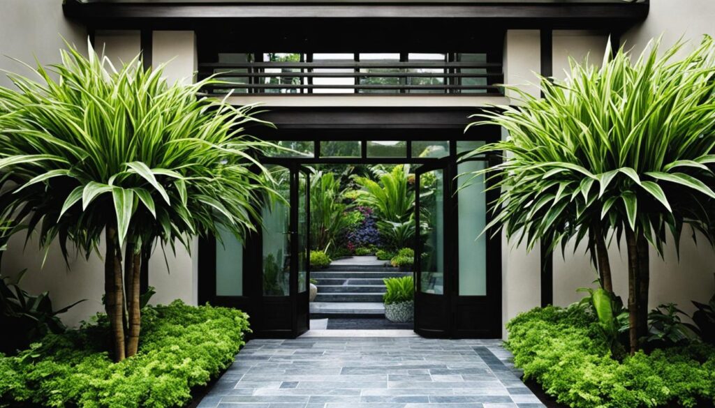 meilleures plantes pour une entrée Feng Shui