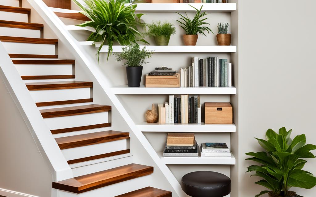 Optimisation esthétique de l'espace sous l'escalier Optimisation esthétique de l'espace sous l'escalier