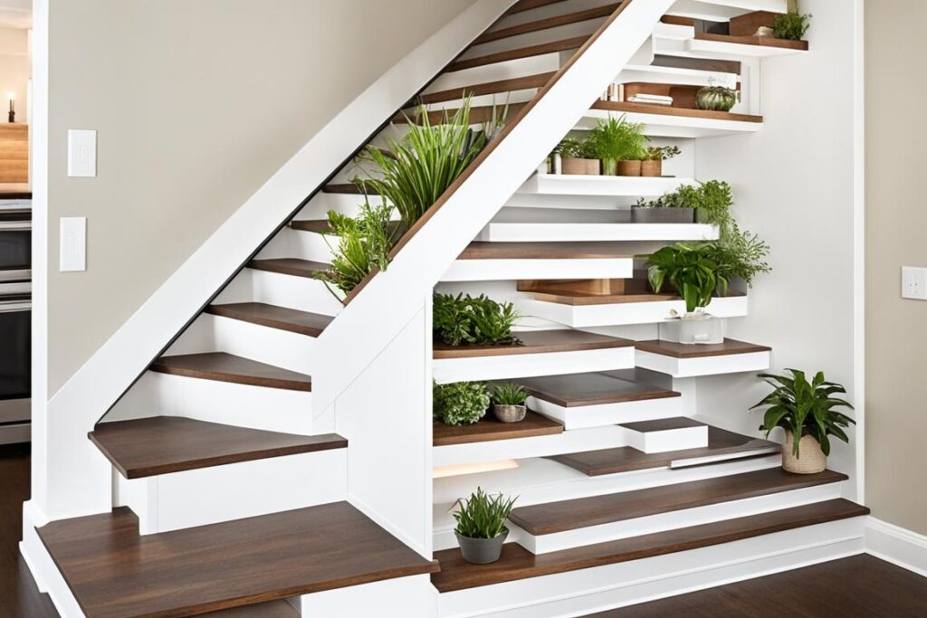 comment cacher espace sous escalier ?