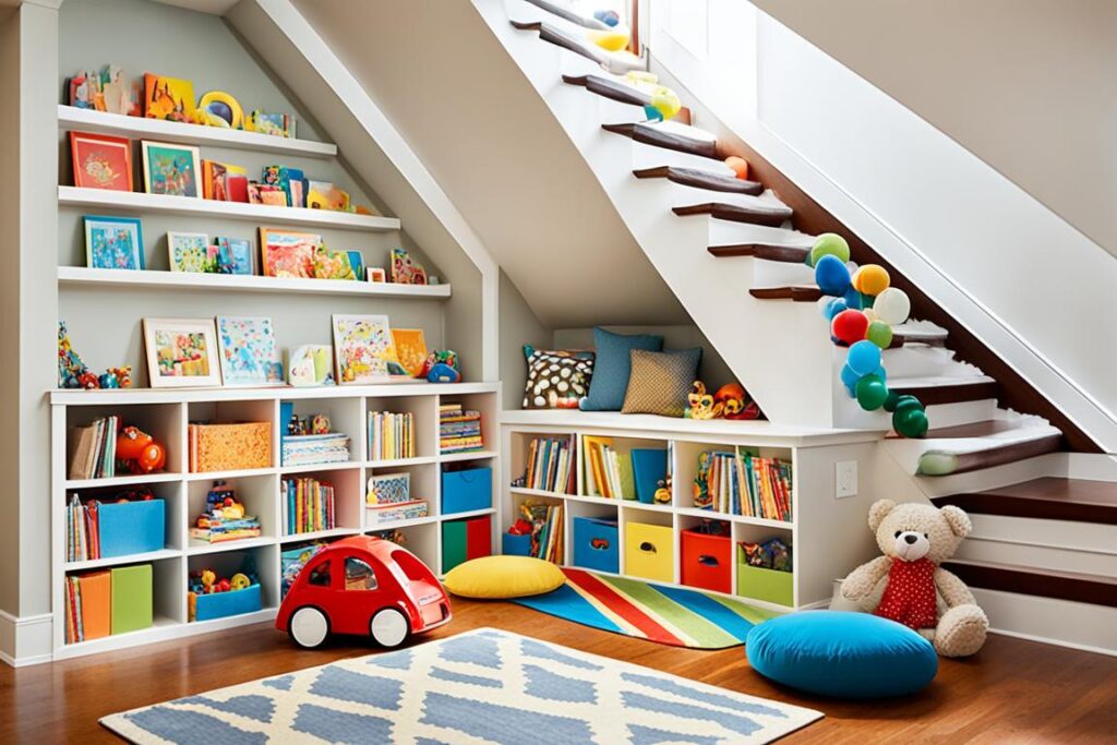 espace pour enfants sous escalier espace pour enfants sous escalier