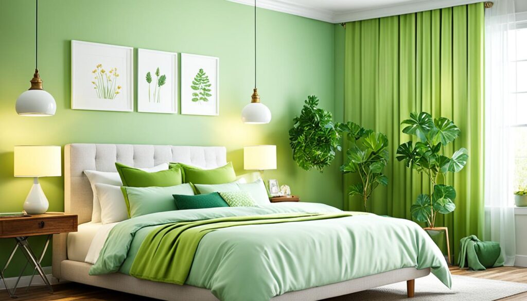 quelle couleur est porte-bonheur dans la chambre à coucher ?